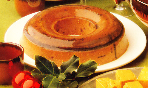Bavarois de chocolate y naranja
