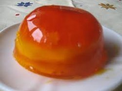 Bavarois de manzanas, naranjas y pomelos