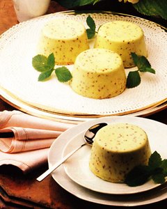Bavarois de menta y chocolate