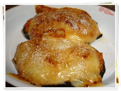 Berenjenas al roquefort