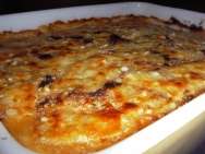 Berenjenas con bechamel