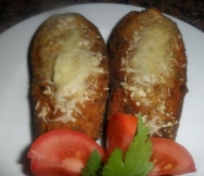 Berenjenas rellenas, con jamón serrano