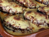 Berenjenas rellenas de atun