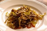 Berza con morcilla