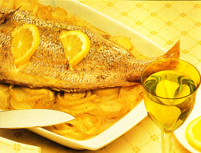 Besugo al horno microondas