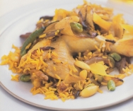 Biriani de pollo