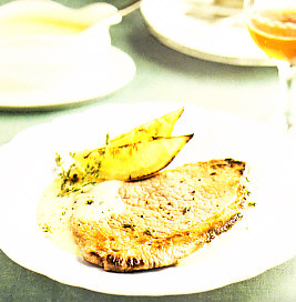 Bistec con salsa de limón
