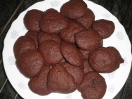 Bizcochitos de cacao con plátano