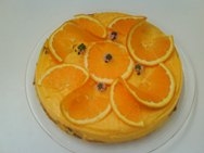 Bizcocho con naranja al microondas