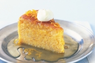 Bizcocho de almendras y naranja