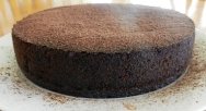 Bizcocho de chocolate intenso