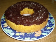 Bizcocho de mandarina y chocolate