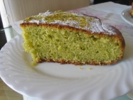 Bizcocho de pistacho