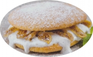 Bizcochos rellenos de higos secos y yogur a la vainilla