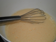 Blatiendo los huevos