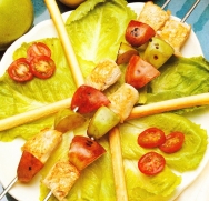 Bocaditos de pavo y manzana