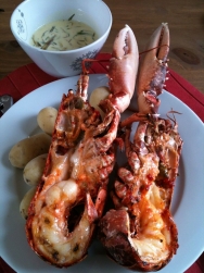 Bogavante a la parrilla