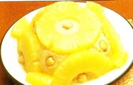 Bomba helada con piña