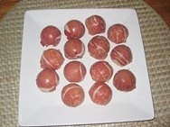 Bombones de jamón a las finas hierbas