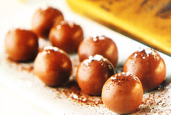 Bombones de Otoño con sabor a capuchino