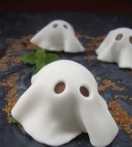 Bombones fantasmitas de Halloween
