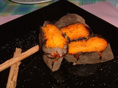 Boniatos asados al horno