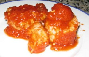 Bonito con tomate