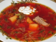 Borsch (sopa de col y remolacha)