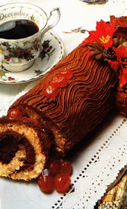 Brazo de gitano de chocolate