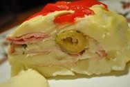 Brazo de gitano de patata y atún