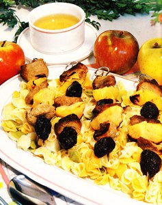 Brochetas con lazos