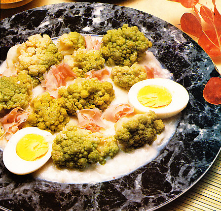 Brócoli con salsa de queso