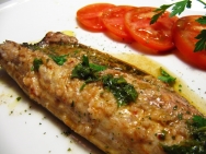 Brótola al horno
