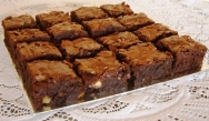 Brownie express en microondas