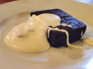 Budin de castañas con chocolate
