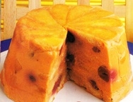 Budin de cerezas