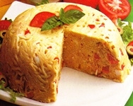 Budin de pasta
