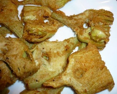 Buñuelos de alcachofa