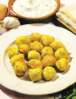Buñuelos de bacalao caseros