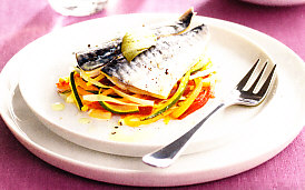 Caballa a la papillote