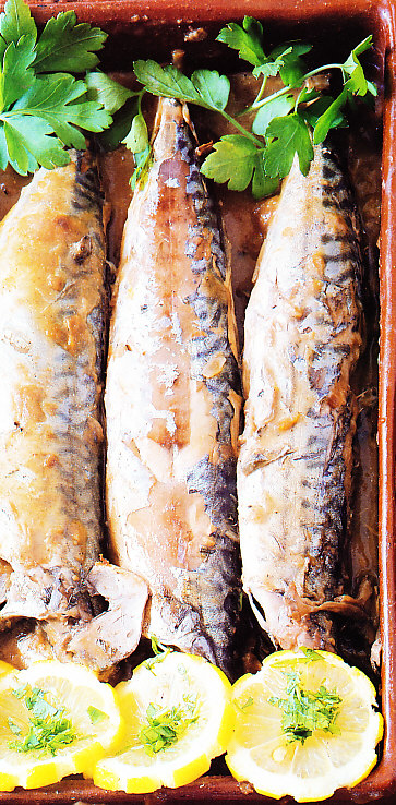 Caballas a la mostaza