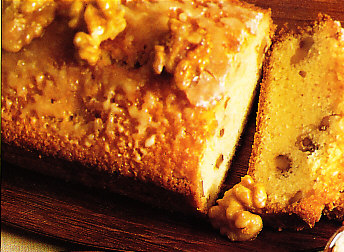 Cake de naranja y nueces