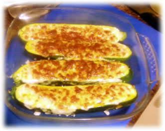 Calabacines rellenos a la andaluza