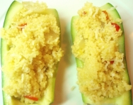 Calabacines rellenos de cuscús