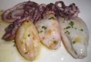 Calamarcitos con lima y cilantro