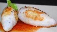 Calamares rellenos de champiñones