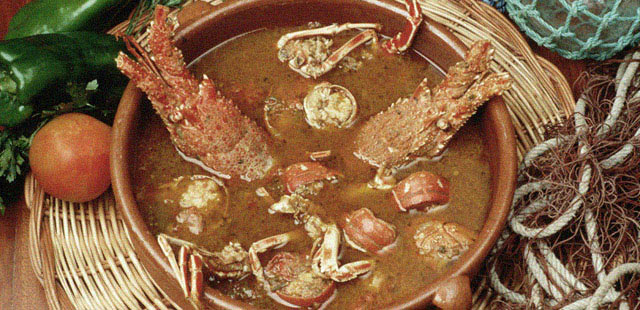 Caldereta de langosta ( menorquina )