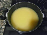 Caldo de pescado ligero