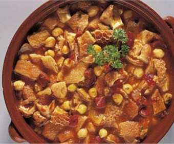 Callos con garbanzos
