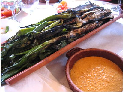 Calçots a la brasa
